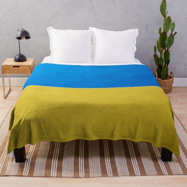 Item preview, Ukraine flag yellow blue geometric pattern mesh designed and sold by PLdesign.