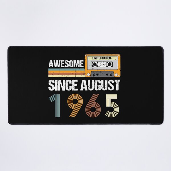 Item preview, Awesome Since August 1965 | Made In 1965 | August Birthday Quotes designed and sold by AMINE ★★★★★.