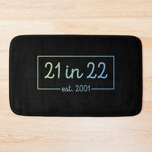 Item preview, 21 in 22 est 2001 Ocean gradient | 21st Birthday | Turning 21 in 2022 | 21st Birthday Gift designed and sold by Violet Treasures.
