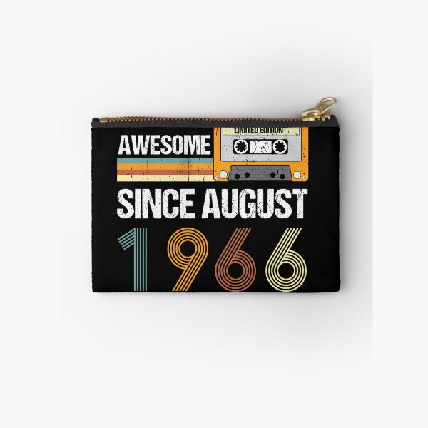 Item preview, Awesome Since August 1966 | Made In 1966 | August Birthday Quotes designed and sold by AMINE  ★★★★★.