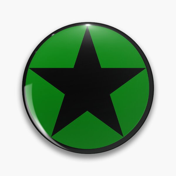 Item preview, Green 5-point star, or pentagram designed and sold by effervescence.