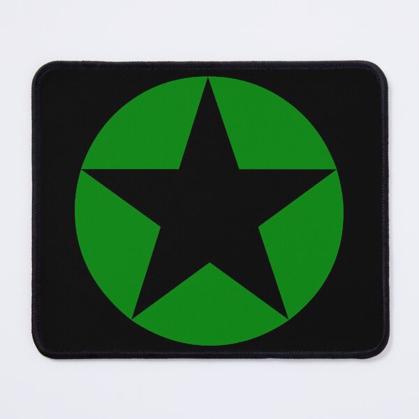 Item preview, Green 5-point star, or pentagram designed and sold by effervescence.