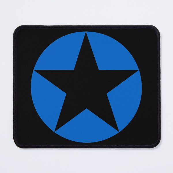 Item preview, Blue 5-point star, or pentagram designed and sold by effervescence.
