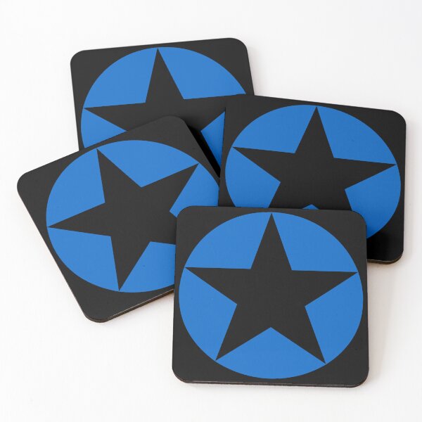 Item preview, Blue 5-point star, or pentagram designed and sold by effervescence.