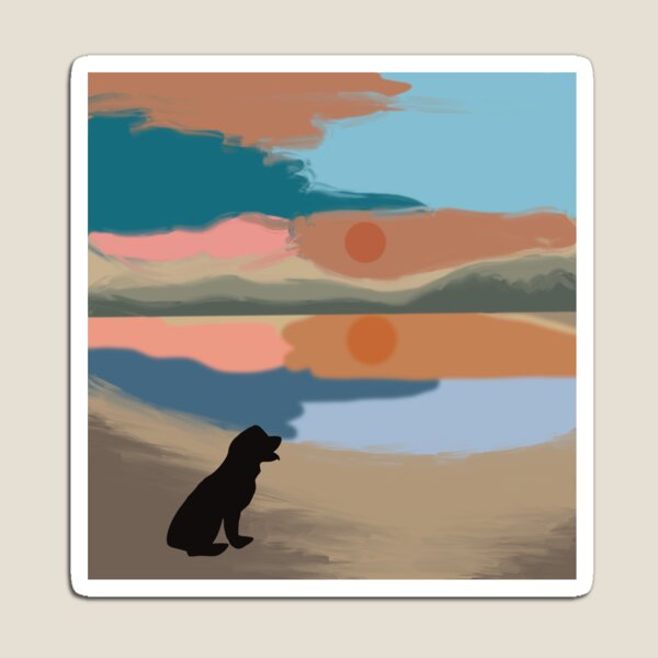 Item preview, perro en la playa designed and sold by PractiDesigner.