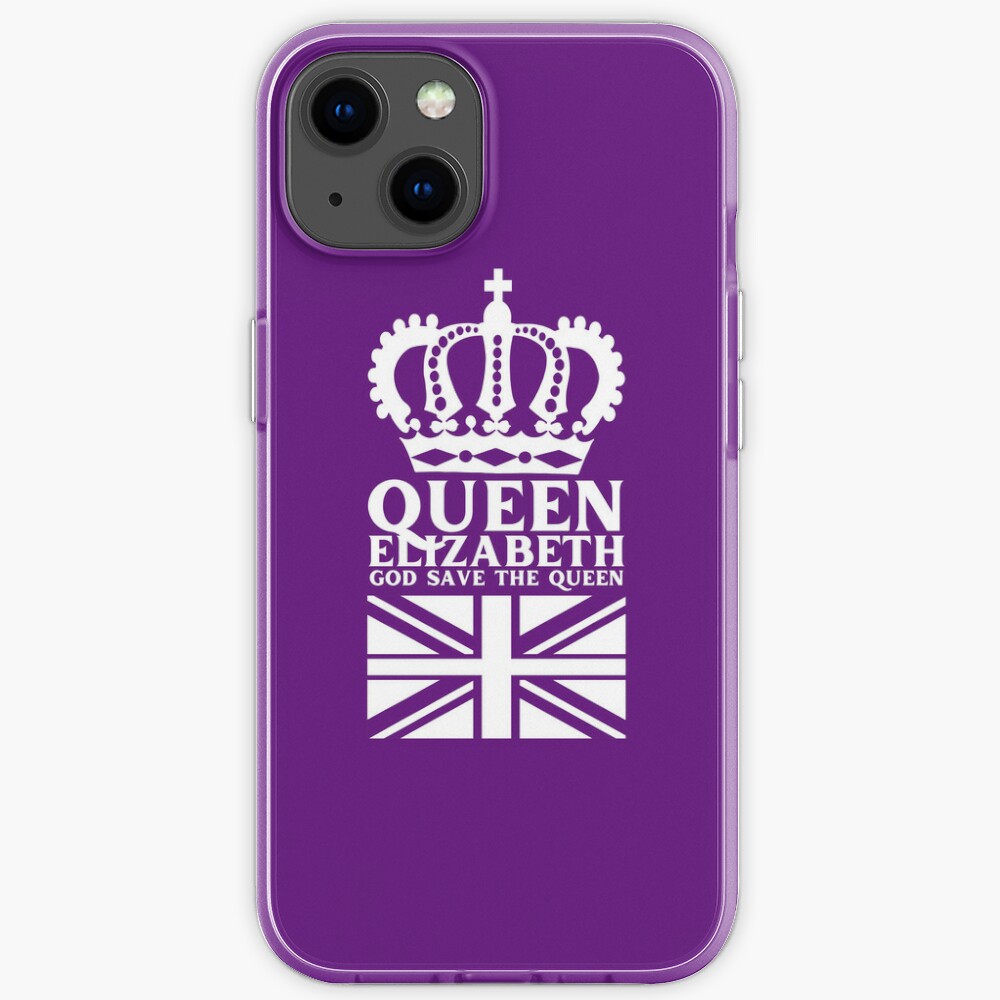 Queen's Platinum Jubilee, 1952-2022, Queen Elizabeth Queen of the United Kingdom iPhone Case