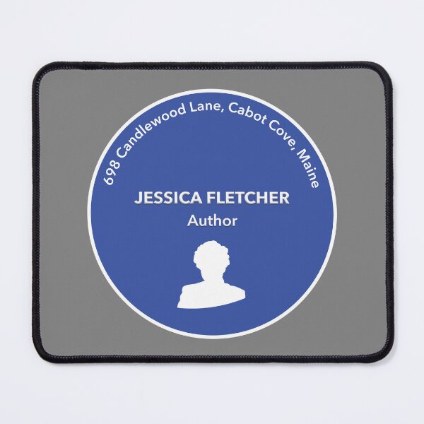 Item preview, Jessica Fletcher Character Commemorative Plaque designed and sold by ThatsNovelGifts.