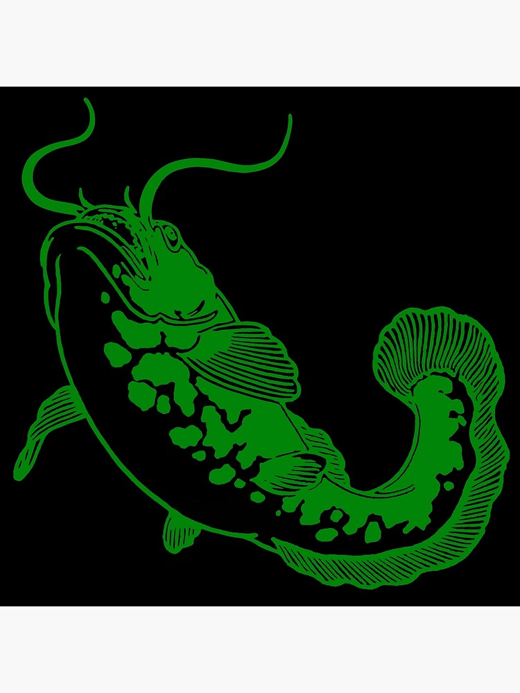 "Green Giant Catfish symbol" Poster by effervescence Redbubble