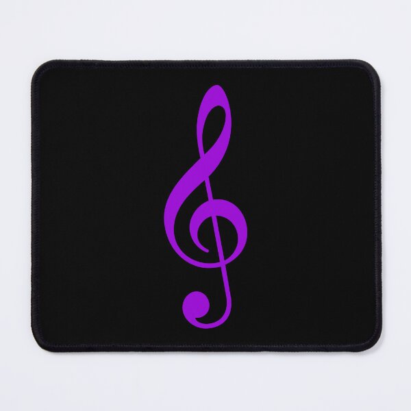 Item preview, Purple Treble Clef symbol designed and sold by effervescence.