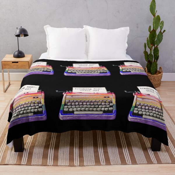 Item preview, Gay Pride Typewriter Funny Saying Still Gay LGBTQ designed and sold by wrinkledhippie.