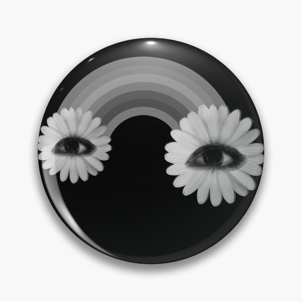 Item preview, Dreamcore Weirdcore Aesthetics Rainbow Flower Eyes designed and sold by ghost888.