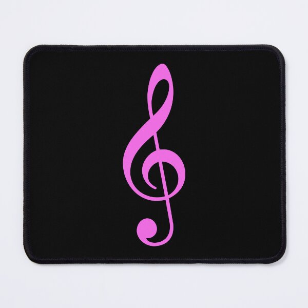 Item preview, Pink Treble Clef symbol designed and sold by effervescence.