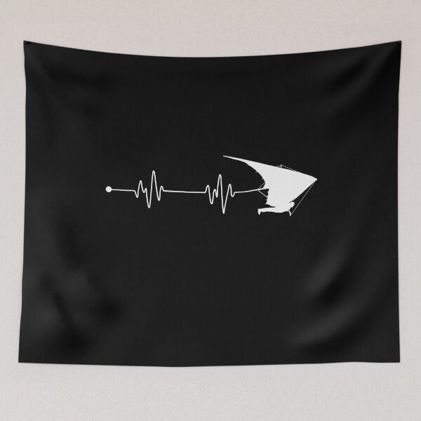 Item preview, Hang Glider Lovers Heartbeat designed and sold by Luna1Shop.