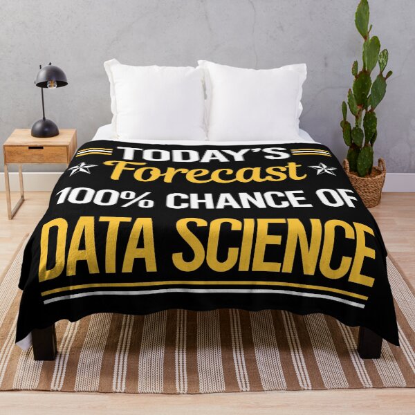 Item preview, Funny Today's Forecast Data Science designed and sold by TroyaBrewer.