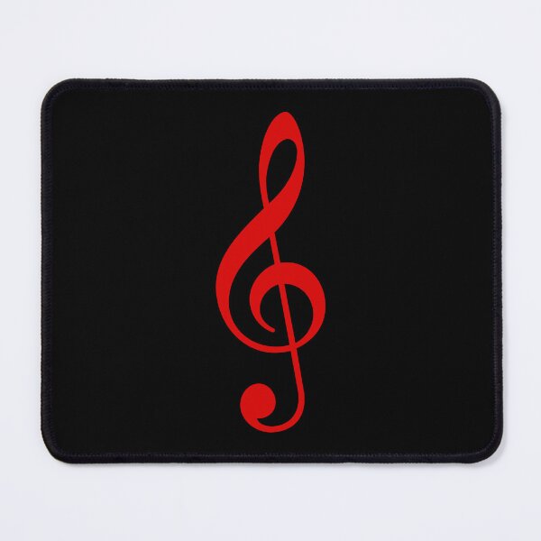 Item preview, Red Treble Clef symbol designed and sold by effervescence.