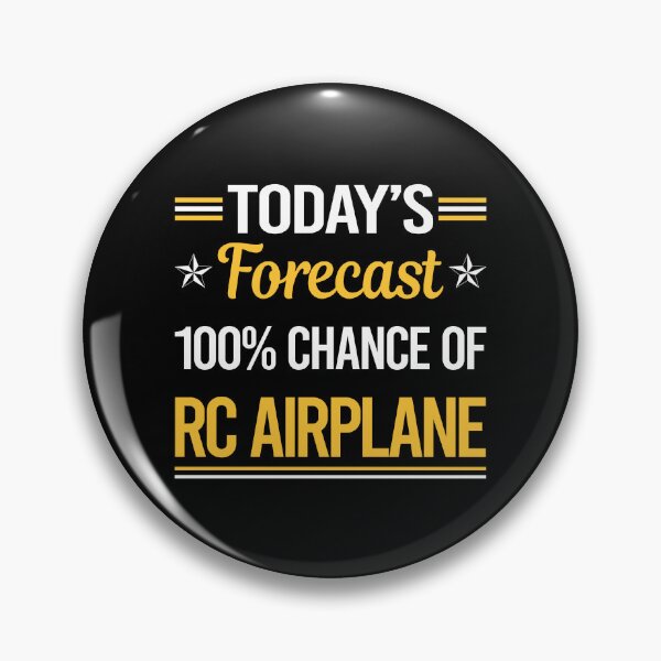 Item preview, Funny Today's Forecast RC Airplane Airplanes Plane Planes designed and sold by TroyaBrewer.