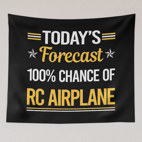 Item preview, Funny Today's Forecast RC Airplane Airplanes Plane Planes designed and sold by TroyaBrewer.