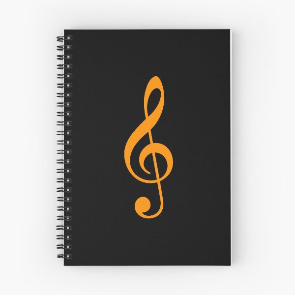 Item preview, Orange Treble Clef symbol designed and sold by effervescence.