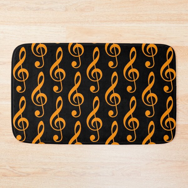 Item preview, Orange Treble Clef symbol designed and sold by effervescence.
