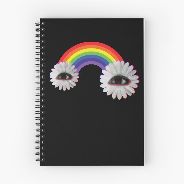 Item preview, Dreamcore Weirdcore Aesthetics Rainbow Flower Eyes designed and sold by ghost888.