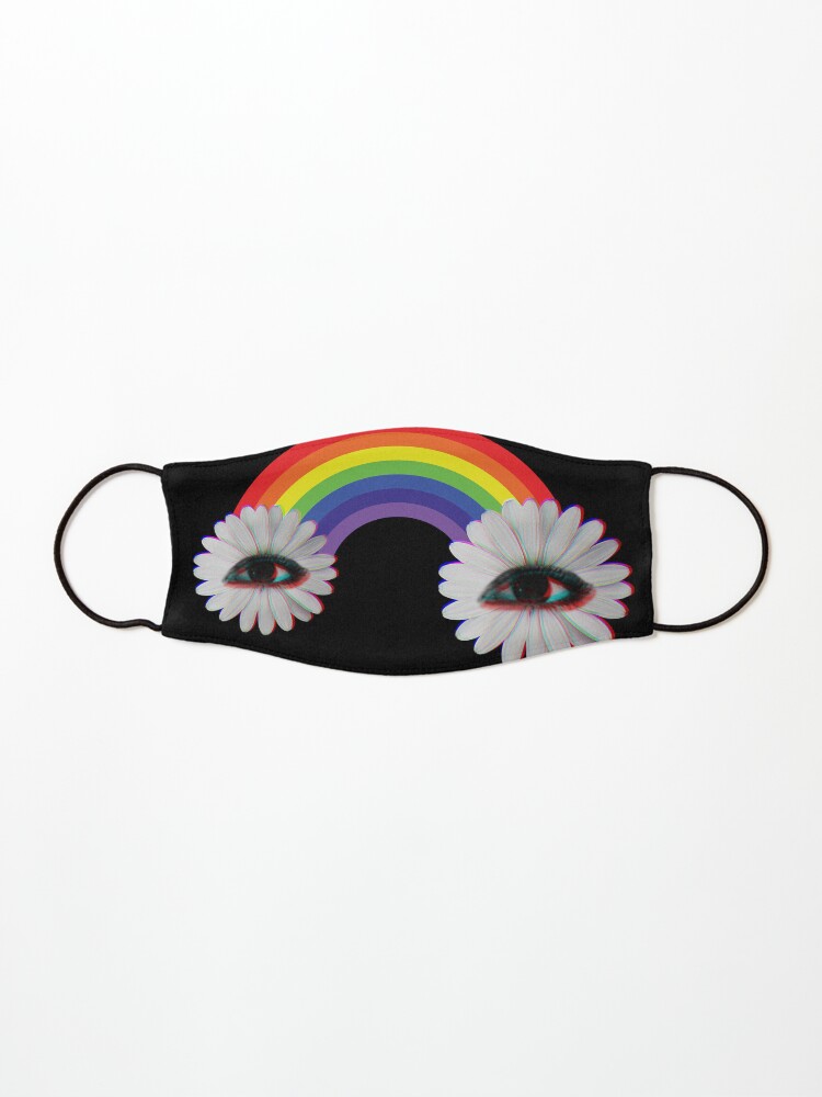 Dreamcore Weirdcore Aesthetics Rainbow Flower Eyes Mouse Pad for Sale by  ghost888