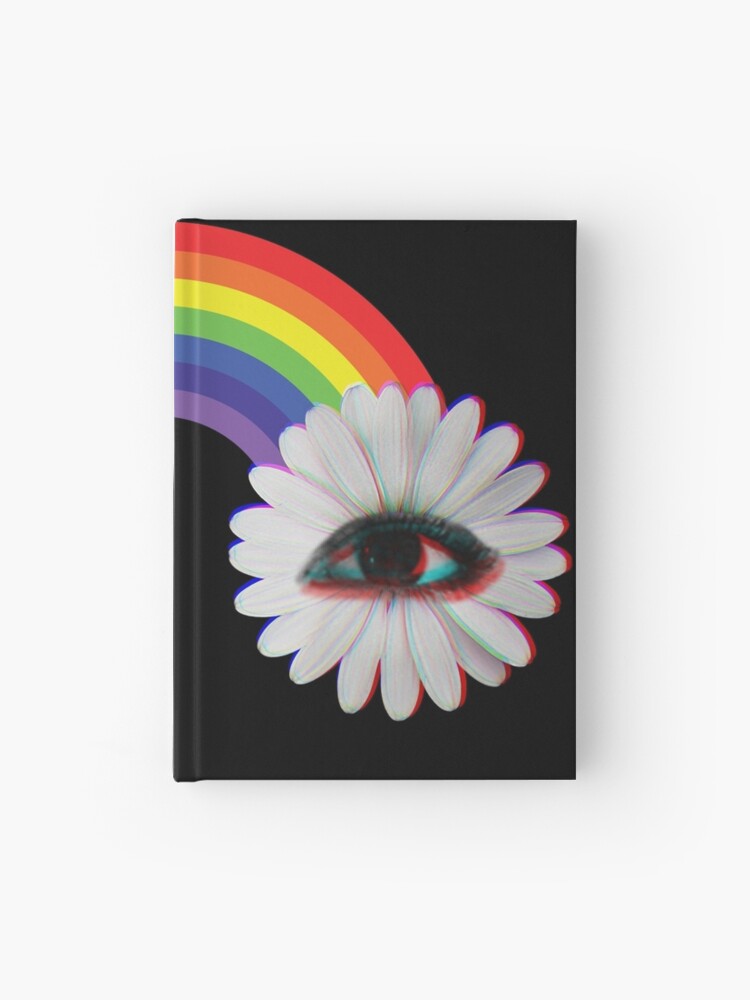 Dreamcore Weirdcore Aesthetics Rainbow Flower Eyes Art Print for Sale by  ghost888