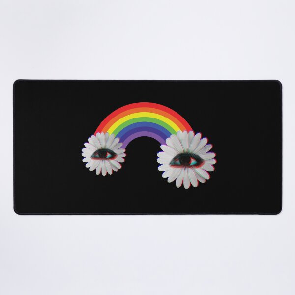 Item preview, Dreamcore Weirdcore Aesthetics Rainbow Flower Eyes designed and sold by ghost888.
