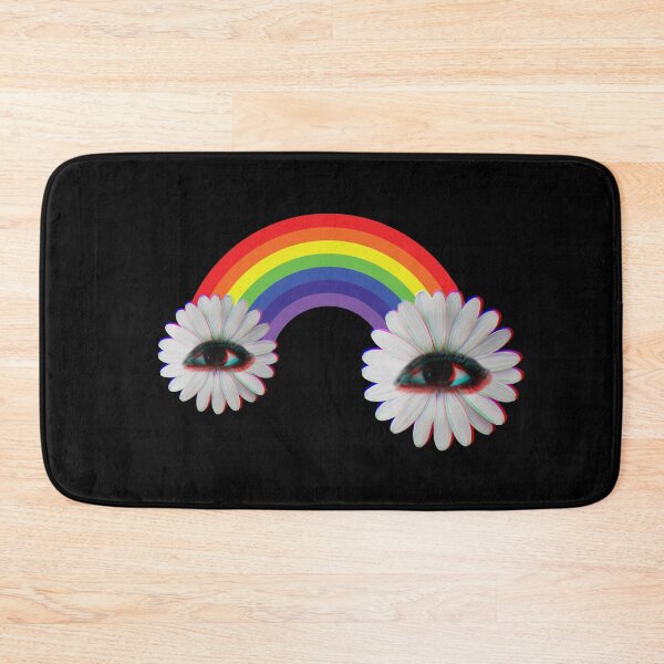 Item preview, Dreamcore Weirdcore Aesthetics Rainbow Flower Eyes designed and sold by ghost888.