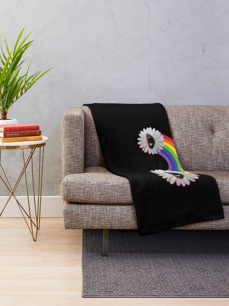 Dreamcore Weirdcore Aesthetics Rainbow Flower Eyes Sticker for Sale by  ghost888