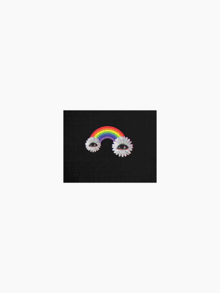 Dreamcore Weirdcore Aesthetics Rainbow Flower Eyes Sticker for Sale by  ghost888