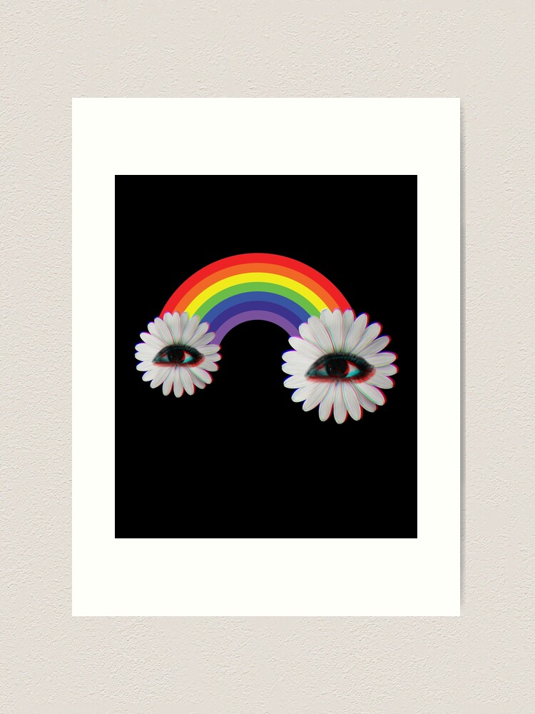 weirdcore dreamcore eye aesthetic Art Print for Sale by Burninggra55