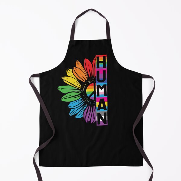 Item preview, HUMAN Sunflower LGBT Flag Gay Pride Month LGBTQ designed and sold by wrinkledhippie.