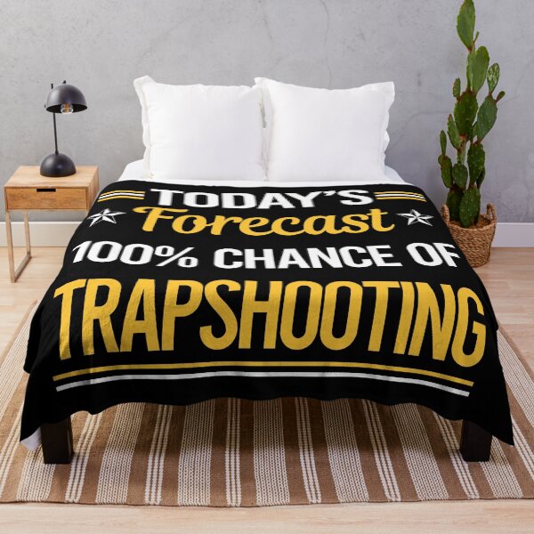 Item preview, Funny Today's Forecast Trapshooting Trap Shooting Clay Target Shooting designed and sold by TroyaBrewer.