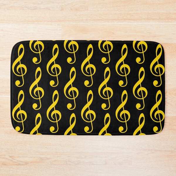 Item preview, Yellow Treble Clef symbol designed and sold by effervescence.