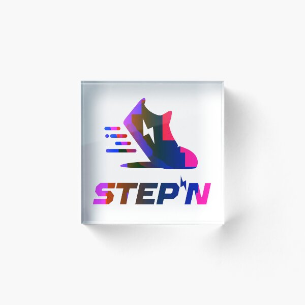 Aperçu de l'œuvre Logo STEPN - Bougez pour gagner | Tendance Crypto | Métaverse vert | Jeton Satoshi vert créée et vendue par EngineersArt.