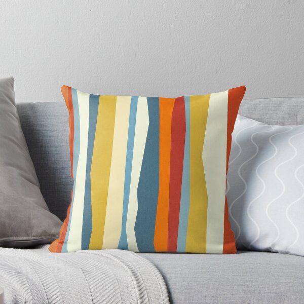 Item preview, Mid Century Pattern Colorful Retro Stripes designed and sold by trajeado14.