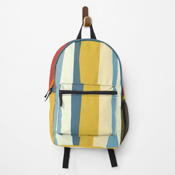 Item preview, Mid Century Pattern Colorful Retro Stripes designed and sold by trajeado14.