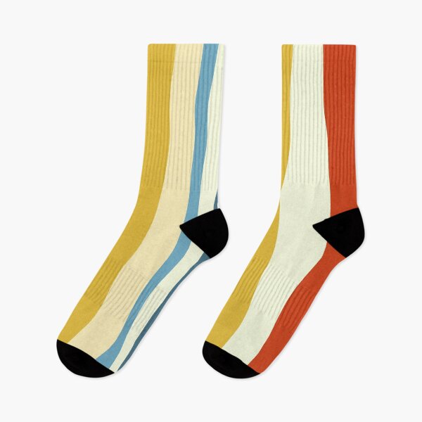Item preview, Mid Century Pattern Colorful Retro Stripes designed and sold by trajeado14.
