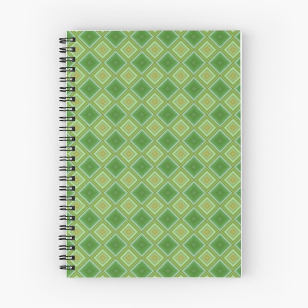 Item preview, Nested Diamonds Green Repeat 5748 designed and sold by Art in My Loft.