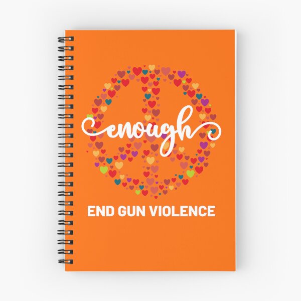 Item preview, Wear Orange Peace sign Enough End Gun Violence designed and sold by Tatus Brinal.