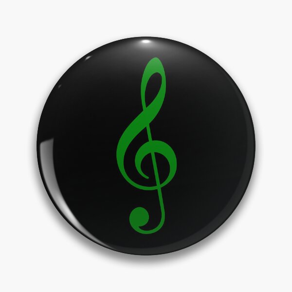 Item preview, Green Treble Clef symbol designed and sold by effervescence.
