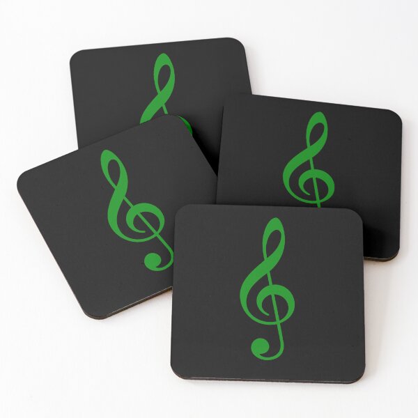 Item preview, Green Treble Clef symbol designed and sold by effervescence.