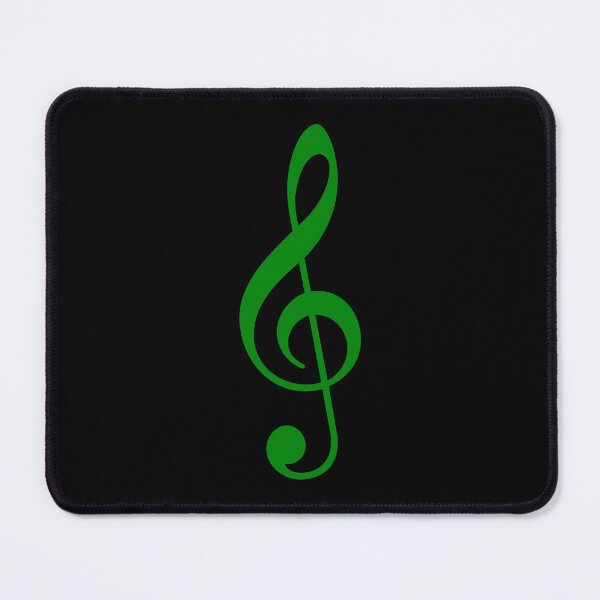 Item preview, Green Treble Clef symbol designed and sold by effervescence.