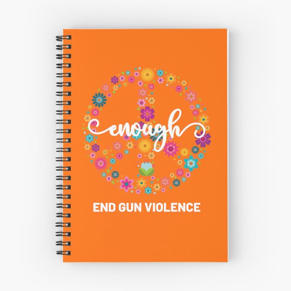Item preview, Wear Orange Peace sign Enough End Gun Violence designed and sold by Tatus Brinal.