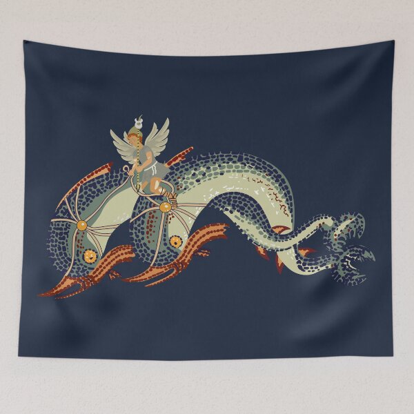 Item preview, Eros riding on dolphins designed and sold by archaeologyart.