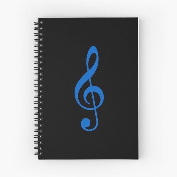 Item preview, Blue Treble Clef symbol designed and sold by effervescence.