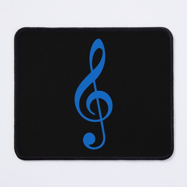 Item preview, Blue Treble Clef symbol designed and sold by effervescence.