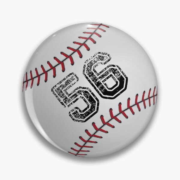 Item preview, Baseball ball number 56, fifty six designed and sold by TheCultStuff.