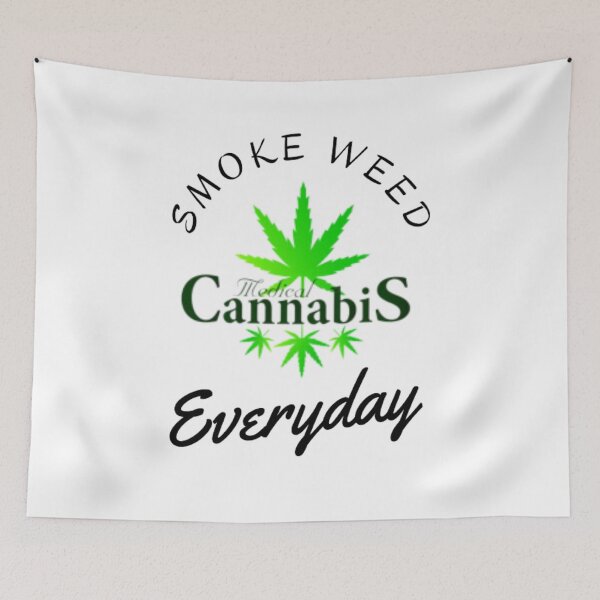 Item preview, Fumar hierba todos los días, cannabis, amante de la hierba, humo divertido designed and sold by BestDesignbySof.