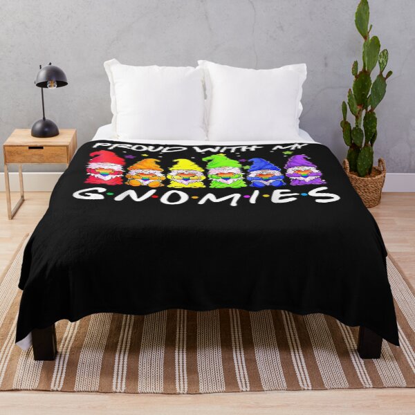 Item preview, Proud with my Gnomies LGBT-Q Gnomes Gay Bi-sexual Pride Ally designed and sold by Vignette2323.